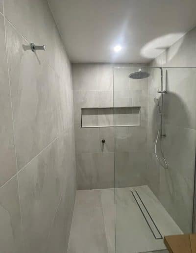 Tiled Shower Bathroom Reno